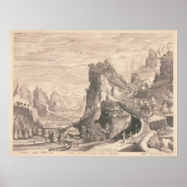 Póster Arcángel cristiano renacentista Raphael y Midas