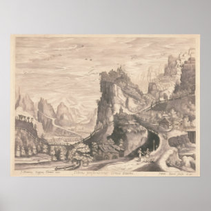 Póster Arcángel cristiano renacentista Raphael y Midas