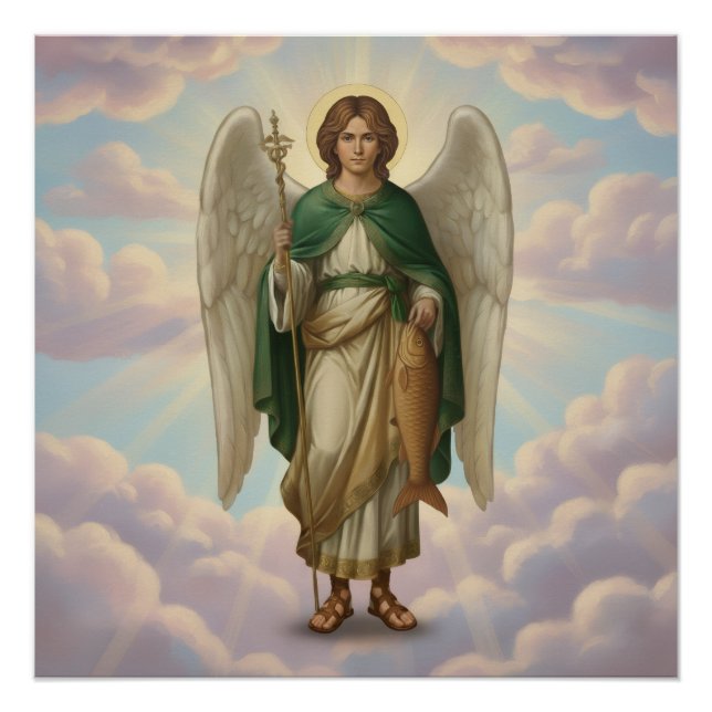 Póster Arcángel Rafael Ángel (Anverso)