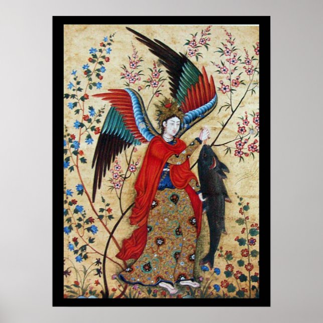 PÓSTER ARCÁNGEL RAFAEL Y EL PEZ (Frente)