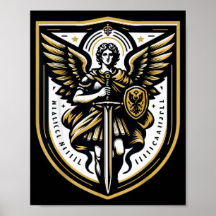 Póster Arcángel San Miguel Cristiano 