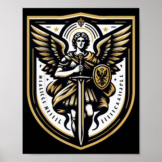 Póster Arcángel San Miguel Cristiano  (Frente)