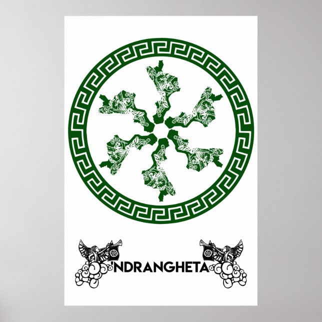 Póster Arcangelo Gabriele - 'Ndrangheta (Frente)