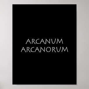 Póster Arcanum arcanorum