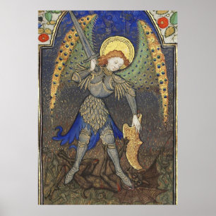 Póster ARCHANGEL DE St MICHAEL CON DISPOSITIVO