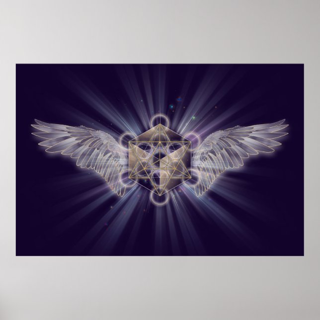 Póster Archangel Metatron - Cubo de Metatron (Frente)