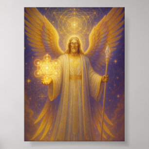 Póster Archangel Metatron - Guardián de la Sabiduría Sagr