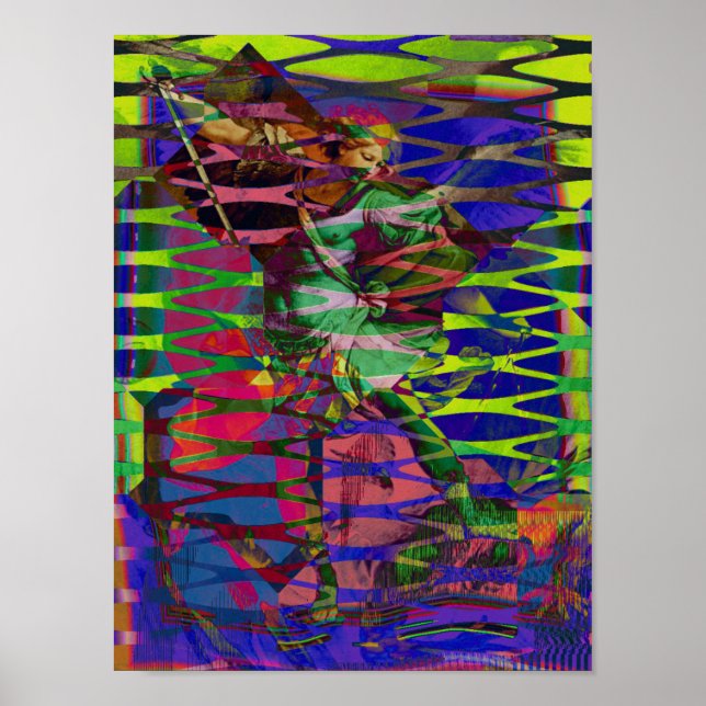 Póster Archangel Michael derrota a Satan MSG Optik Grid (Frente)