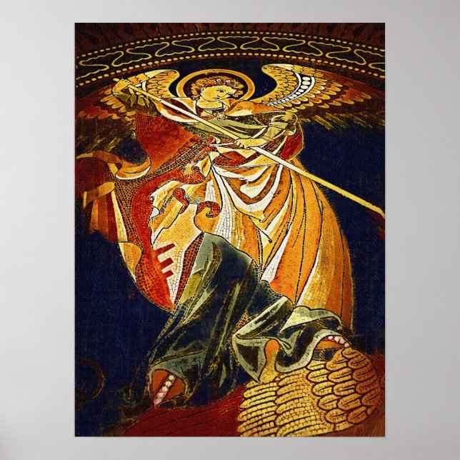 Póster Archangel Michael Gothic, Iglesia de Kaiser Wilhel (Frente)