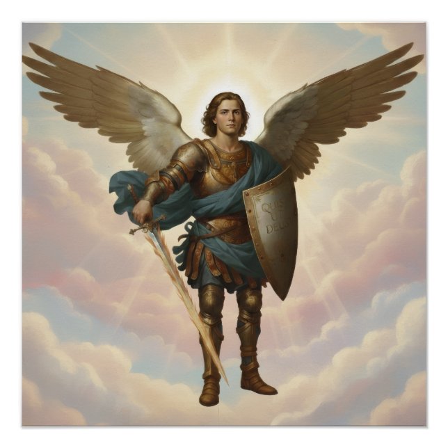 Póster Archangel Michael Painting Angel Michael  (Anverso)