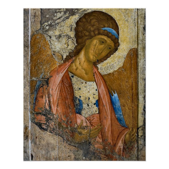 Póster Archangel Michael por Andrei Rublev (Anverso)