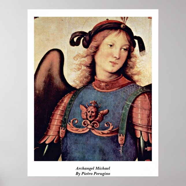 Póster Archangel Michael Por Pietro Perugino (Frente)