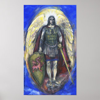 Póster "Archangel Michael" Poster 28" x 20"