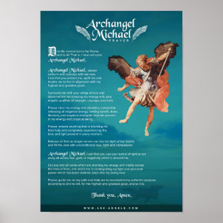 Póster Archangel Michael Prayer