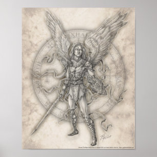 Póster Archangel Michael Print