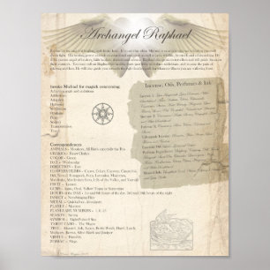 PÓSTER ARCHANGEL RAPHAEL