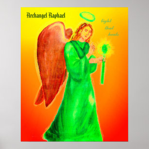 Póster Archangel Raphael Poster 24"x24"