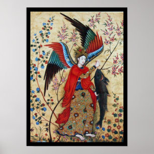 PÓSTER ARCHANGEL RAPHAEL Y EL PESCADO