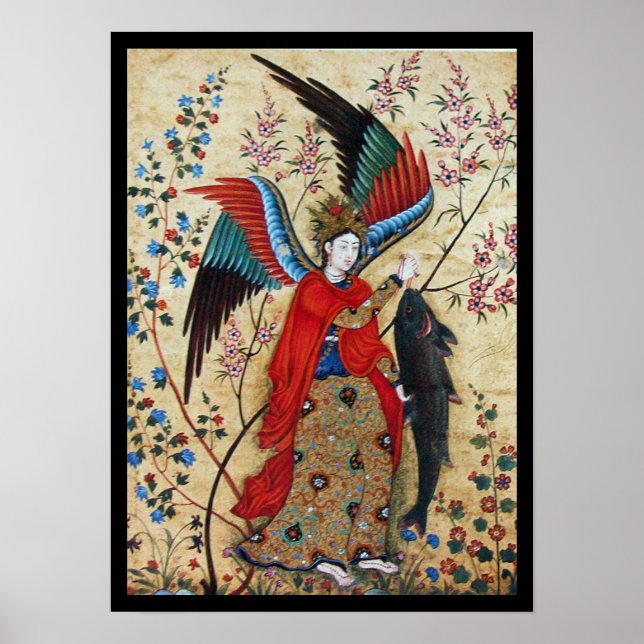 PÓSTER ARCHANGEL RAPHAEL Y EL PESCADO (Frente)
