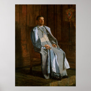 Póster Archbisho Falconio - Thomas Eakins Fine Art Poster