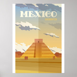 Póster Archeology Mexico