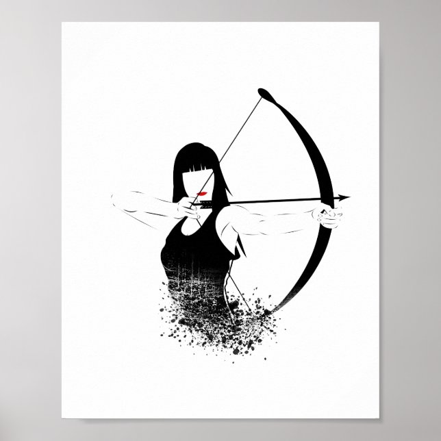 Póster Archer femenino (Frente)
