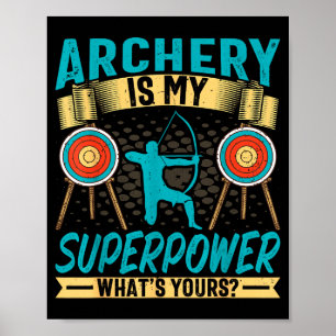 Póster Archer Retro Vintage La Arquitectura Es Mi Superpo