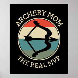 Póster Archery Mom, el verdadero vicepresidente del MVP