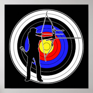Póster Archery & target 01