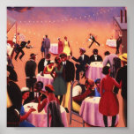 Póster Archibald Motley Art Deco<br><div class="desc">Pintura de barbacoa - Archibald Motley Art Deco Poster</div>