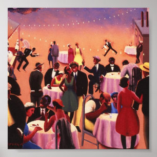 Póster Archibald Motley Art Deco