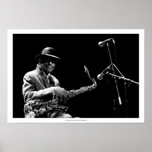 Póster Archie Shepp 1 de P. Baud Banlieues Bleues 2010 P