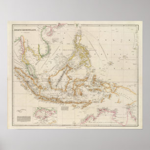 Póster Archipiélago Asiático