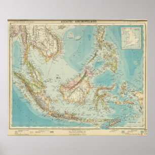 Póster Archipiélago asiático 2