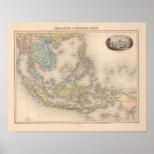 Póster Archipiélago de Indochina