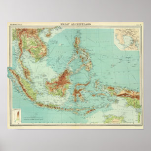Póster Archipiélago de Malay 2