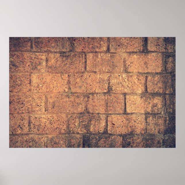 Póster Architecture bricks wall stoneworks (Frente)