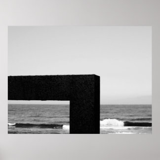 Póster architecture on the ocean