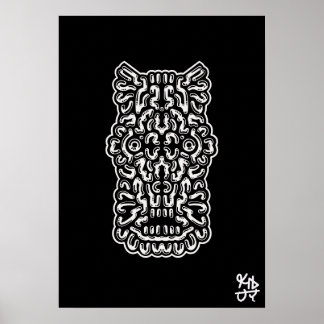 Póster Archivo digital descargable - Cara única tembloros
