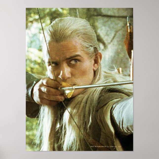 Póster Arco 2 del dibujo de LEGOLAS GREENLEAF™ (Frente)