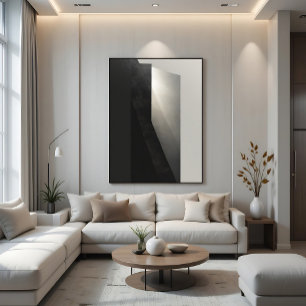 Póster Arco abstracto elegante geométrico tonos cálidos