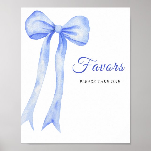 Póster Arco azul - Favorece al Poster (Frente)