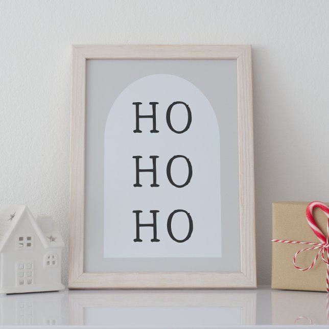 Póster Arco Boho moderno | Beige HO HO HO Wall Art Imprim (Subido por el creador)