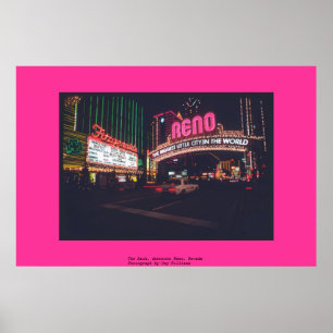 Póster Arco, centro de Reno, Nevada