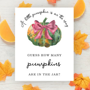 Póster Arco de calabaza - ¿Cuántas calabazas hay en el fr
