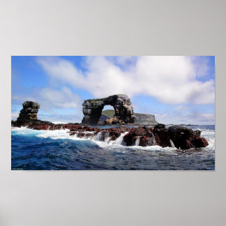 Póster Arco de Darwin en las Islas Galápagos