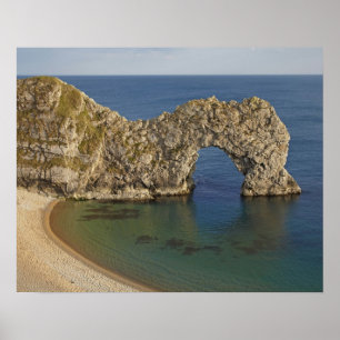 Póster Arco de Durdle Door, Patrimonio de la Humanidad Co