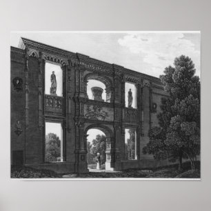 Póster Arco de Gaillon, monumentos Francais del DES de