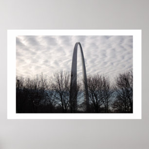 Póster Arco de la entrada de St. Louis