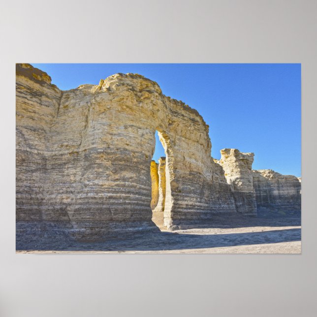 Póster Arco de la llave de Monument Rocks, Kansas (Frente)